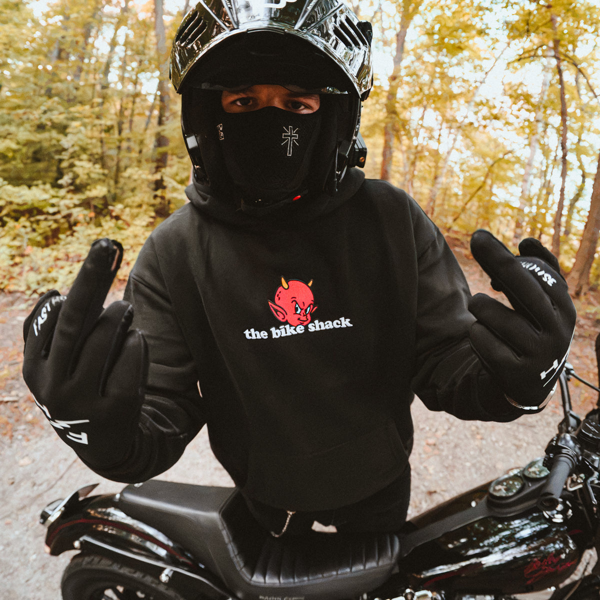 devil head hoodie